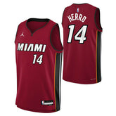 Tyler Herro #14 Miami Heat Jordan Swingman NBA Jersey Red (YOUTH) Taass sale