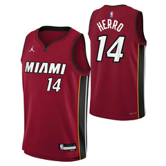 Tyler Herro #14 Miami Heat Jordan Swingman NBA Jersey Red (YOUTH) Taass sale