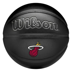 Miami Heat Premiere Wilson NBA Basketball Black (Size 7) Taass US