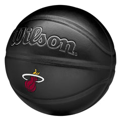 Miami Heat Premiere Wilson NBA Basketball Black (Size 7) Taass US