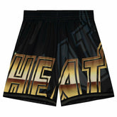 Miami Heat Big Face 4.0 Mitchell & Ness NBA Shorts Black Taass US