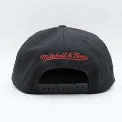 Miami Heat Front Loaded Mitchell & Ness Snapback NBA Cap Black Taass sale