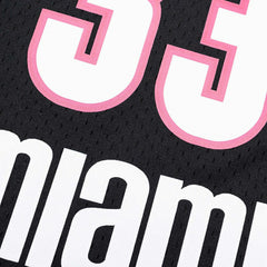Alonzo Mourning #33 Miami Heat 2005-06 Mitchell & Ness Swingman NBA Jersey Alternate Black Taass for sale