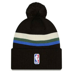 Milwaukee Bucks 2025-26 NBA Statement Edition Knit Hat Black Lifestyle