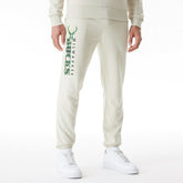 Milwaukee Bucks New Era Wordmark NBA Jogger Sweatpants Stone Taass for sale