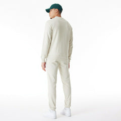 Milwaukee Bucks New Era Wordmark NBA Jogger Sweatpants Stone Taass for sale