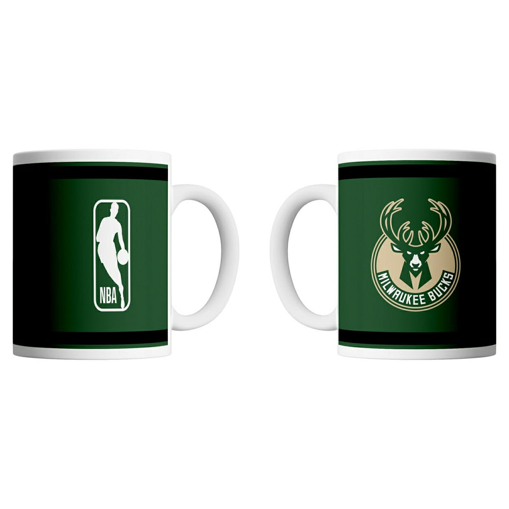 Milwaukee Bucks Logo & Shield NBA Mug (330 ml) Lifestyle