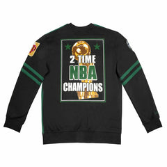 Milwaukee Bucks All Over 2.0 Mitchell & Ness NFL Crew Fleece Pullover Lifestyle