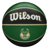 Milwaukee Bucks Team Tribute Wilson NBA Basketball (Size 7) Classic