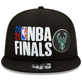 Milwaukee Bucks 2021 NBA Finals On-Court New Era 9FIFTY Snapback NBA Cap Taass sale