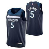 Anthony Edwards #5 Minnesota Timberwolves Swingman NBA Jersey Navy (YOUTH) Taass sale
