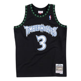 Stephon Marbury #3 Minnesota Timberwolves 1997-98 Swingman NBA Jersey Black Classic