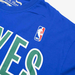 Kevin Garnett #21 Minnesota Timberwolves Mitchell & Ness NBA Tee Blue Fashion