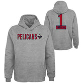 Zion Williamson #1 New Orleans Pelicans Player NBA Pullover Hoodie Taass US