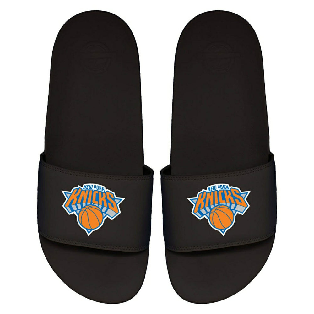 New York Knicks Primary Logo ISlide NBA Gel Slides Black Taass sale
