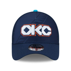 Oklahoma City Thunder 2025-26 NBA City Edition 9FORTY A-Frame Trucker Cap Fashion