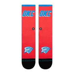 Oklahoma City Thunder 2025-26 NBA Statement Edition Crew Socks Taass sale