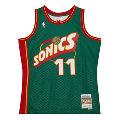Detlef Schrempf #11 Seattle SuperSonics 1995-96 Swingman NBA Jersey Green Classic