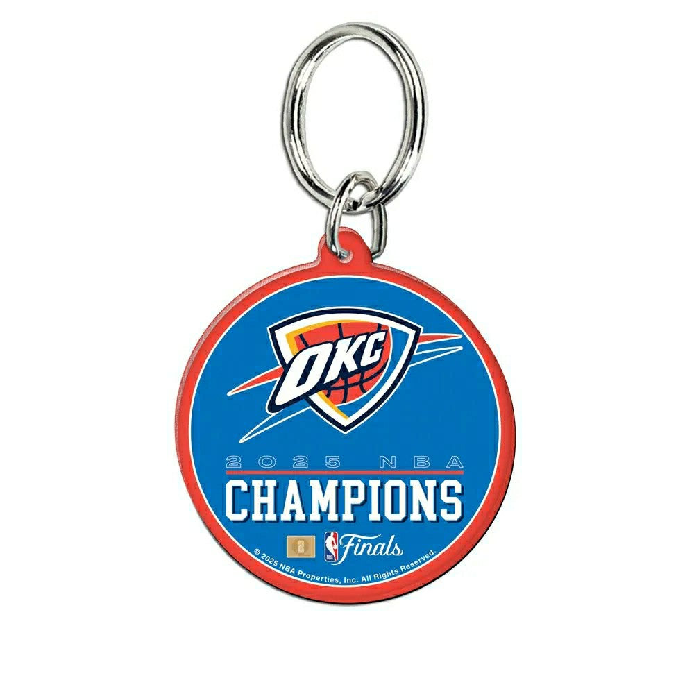 Oklahoma City Thunder 2025 NBA Champions Acrylic Key Ring Classic