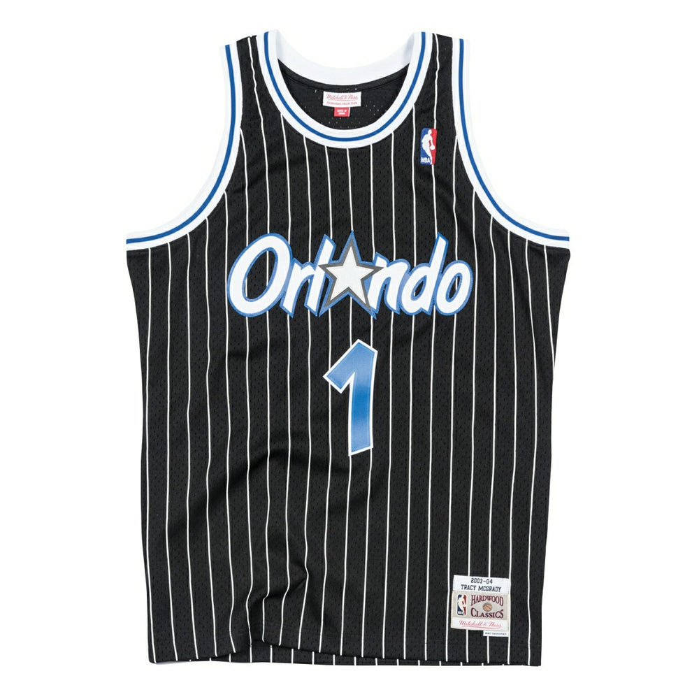 Tracy McGrady #1 Orlando Magic 2003-04 Swingman NBA Jersey Black Fashion