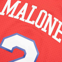 Moses Malone #2 Philadelphia 76ers 1982-83 Mitchell & Ness Swingman NBA Jersey Red Taass US