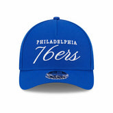 Philadelphia 76ers 2025 NBA Draft 9FORTY M-Crown A-Frame Snapback Cap Blue Lifestyle