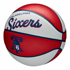Philadelphia 76ers NBA Retro Wilson Mini Basketball (Size 3) Taass for sale