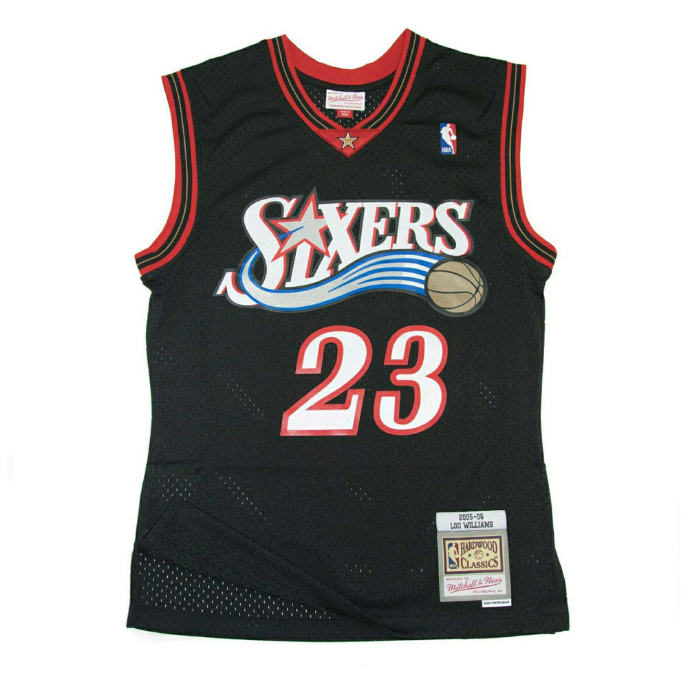 Lou Williams #23 Philadelphia 76ers 2005-06 Mitchell & Ness Swingman NBA Jersey Black Fashion