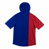 Philadelphia 76ers Split Mitchell & Ness Short Sleeve NBA Hoodie Fashion