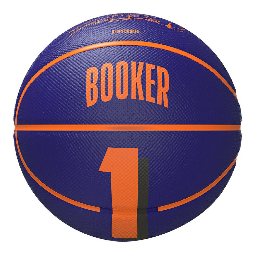 Devin Booker #1 Phoenix Suns Wilson NBA Mini Basketball (Size 3) Taass sale