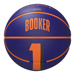 Devin Booker #1 Phoenix Suns Wilson NBA Mini Basketball (Size 3) Taass sale