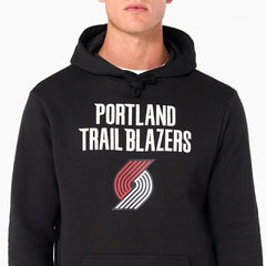 Portland Trail Blazers Team Logo New Era Hoodie NBA Sweatshirt Taass US