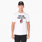Portland Trail Blazers Team Logo New Era NBA T-Shirt Classic