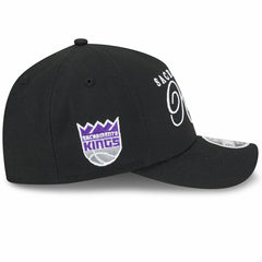 Sacramento Kings 2025 NBA Draft 9FORTY M-Crown A-Frame Snapback Cap Black Classic