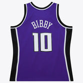 Mike Bibby #10 Sacramento Kings 2002-03 Mitchell & Ness Swingman NBA Jersey Purple Taass for sale