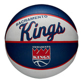 Sacramento Kings NBA Retro Wilson Mini Basketball (Size 3) Taass for sale