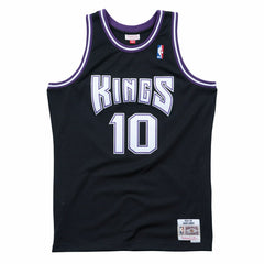 Mike Bibby #10 Sacramento Kings 2001-02 Mitchell & Ness Swingman NBA Jersey Black Taass US
