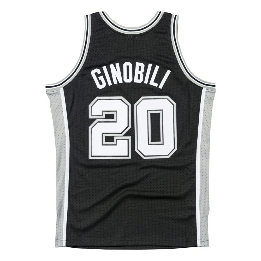Emanuel Ginóbili #20 San Antonio Spurs 2002-03 Swingman NBA Jersey Black Classic