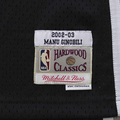 Emanuel Ginóbili #20 San Antonio Spurs 2002-03 Swingman NBA Jersey Black Classic