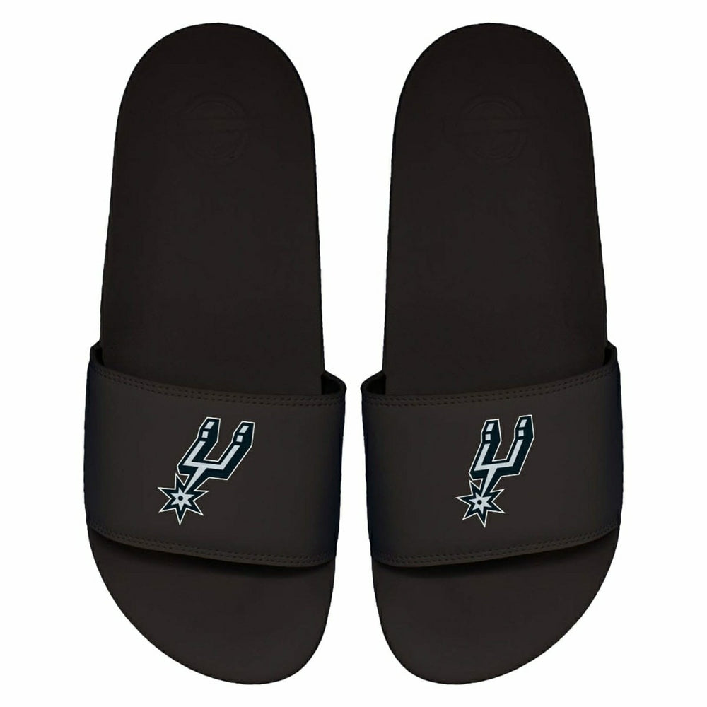 San Antonio Spurs Primary Logo ISlide NBA Gel Slides Black Classic
