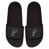 San Antonio Spurs Primary Logo ISlide NBA Gel Slides Black Classic