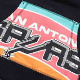 San Antonio Spurs Cropped Logo Mitchell & Ness NBA Hoodie Black Taass US