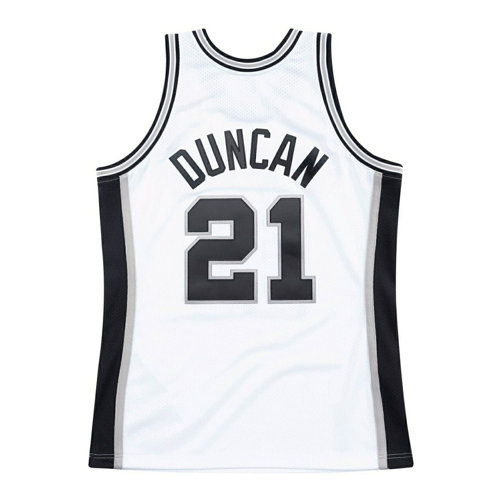 Tim Duncan #21 San Antonio Spurs 1998-99 Mitchell & Ness Authentic NBA Jersey White Lifestyle