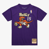 Vince Carter #15 Toronto Raptors Mitchell & Ness NBA T-Shirt Purple Taass for sale