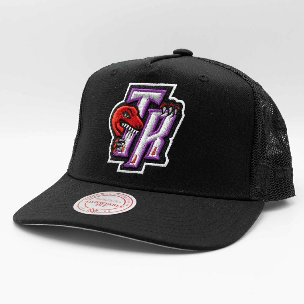 Toronto Raptors Mitchell & Ness Monogram NBA Trucker Cap Black Taass US