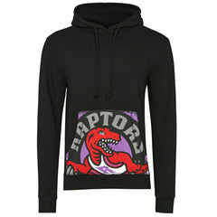 Toronto Raptors Cropped Logo Mitchell & Ness NBA Hoodie Black Taass US