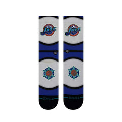 Utah Jazz Classic Mini Ball Stance Crew Socks Lifestyle