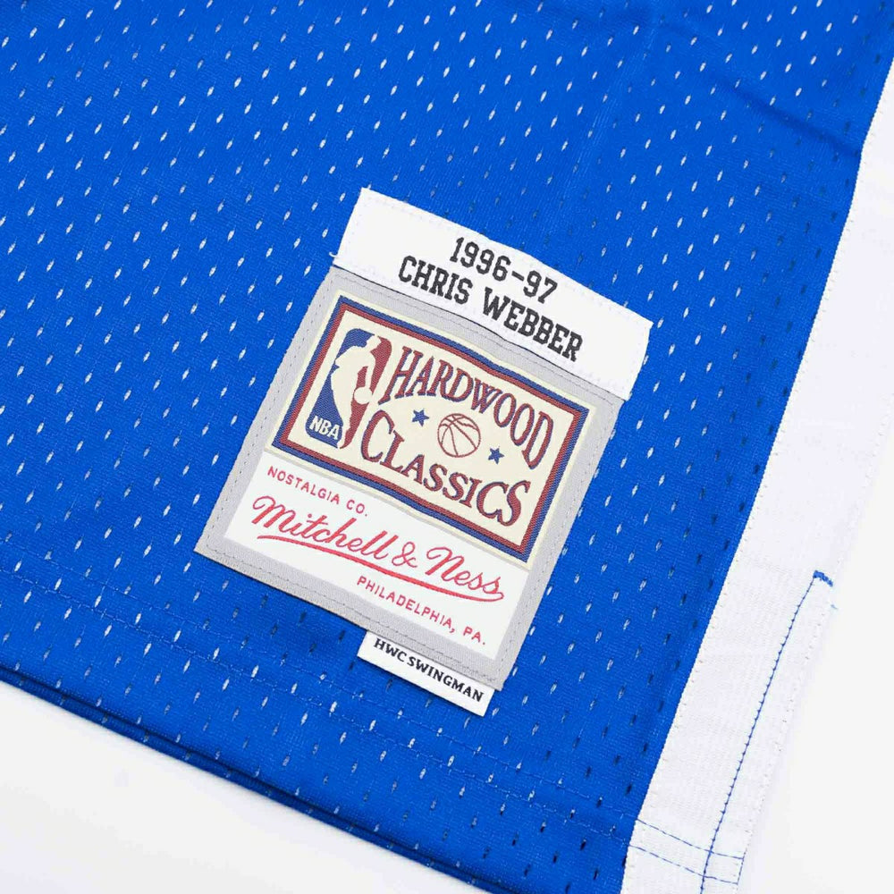 Chris Webber #4 Washington Bullets 1996-97 Mitchell & Ness Swingman NBA Jersey Taass for sale