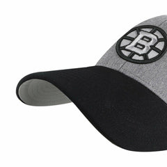 Boston Bruins '47 MVP Granite Adjustable NHL Cap Charcoal Lifestyle