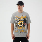 Boston Bruins Sport Classics Oversized NHL T-Shirt Gray Lifestyle